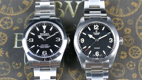 rolex explorer vs tudor ranger|rolex vs tudor ranger.